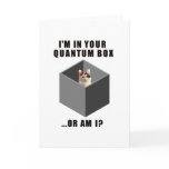 Quantum Cat Greeting Card