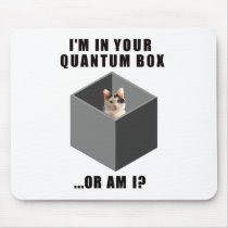 Quantum Cat Mouse Pad