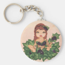 Quantum Cutie Grape Vine Girl Keychains