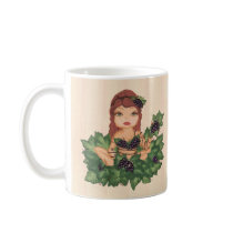 Quantum Cutie Grape Vine Girl Mugs