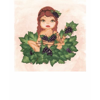 Quantum Cutie Grape Vine Girl T Shirt by Quantum_Art_Nerd
