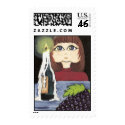 Quantum Kid Does Candle Focus postage