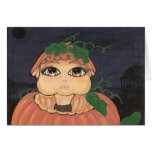 Quantum Kid in a Halloween Pumpkin Greeting Cards