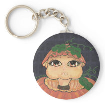 Quantum Kid in a Halloween Pumpkin Keychains