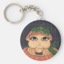 Quantum Kid in a Halloween Pumpkin Keychains