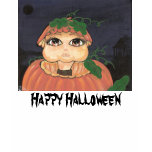 Quantum Kid in a Halloween Pumpkin t-shirts