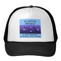 quantum mechanics physics joke trucker hat
