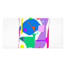 Quantum Particle Beautiful Debris Nature Invention Photo Card
