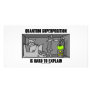 Quantum Superposition Is Hard To Explain (Physics) Personalized Photo Card