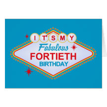 Quarantième anniversaire de Las Vegas Cartes