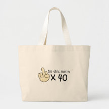 quarantième Anniversaire Sac Fourre-tout