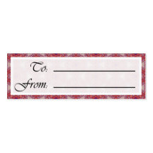 Quark-Gluon Plasma Gift Tag Business Card Template