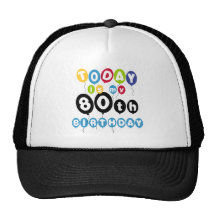 Quatre-vingtième anniversaire de ballons casquettes de camionneur