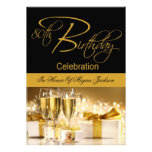quatre-vingtième Invitation personnalisée de fête 