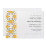 Quatrefoil Wedding Invitation