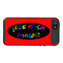 ¿Que Pasa Amigos?  Rojo Case por Telefono Case For iPhone 5