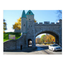 Quebec City Canada Castle Gates Postcards