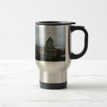 Quebec City Canda Waterfront Mugs