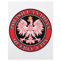 Quebec City Polish Canadian Eagle Custom Flyer