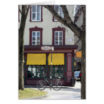 Quebec city scene greeting cards