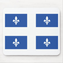 Quebec Flag Mouse Pads