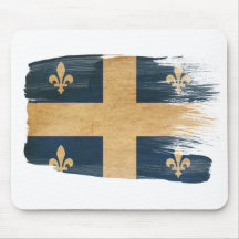 Quebec Flag Mousepads