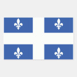 Quebec Flag Rectangular Stickers