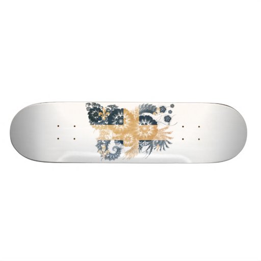 Quebec Flag Skateboard