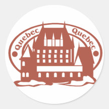 Quebec Stamp Sticker