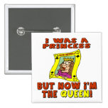 Queen 50th Birthday Gifts Button