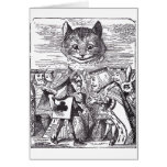Queen and Cheshire Cat Greeting Cards