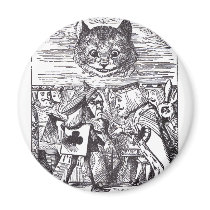 Queen and Cheshire Cat magnets