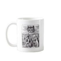 Queen and Cheshire Cat mugs