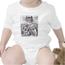 Queen and Cheshire Cat t-shirts