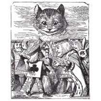 Queen and Cheshire Cat t-shirts