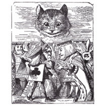 Queen and Cheshire Cat t-shirts