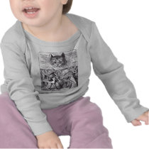 Queen and Cheshire Cat t-shirts