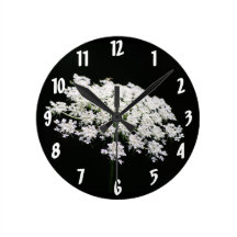 Queen Anne's Lace Clock