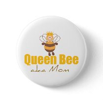 Queen Bee Pinback Buttons