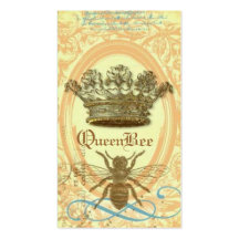 Queen Bee Royal Crown Business Card