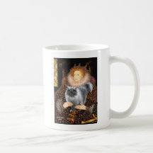 Queen- Blue Smoke Persian cat Mugs