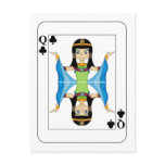 Queen Cleopatra Playing Card Postcard