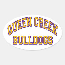 Queen Creek Bulldogs Stickers
