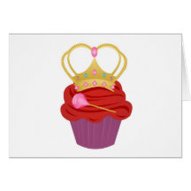 Queen Cupcake Greeting Cards