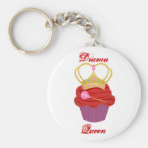 Queen Cupcake Key Chain