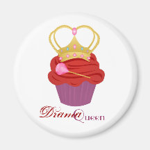 Queen Cupcake Magnet