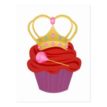 Queen Cupcake Post Cards
