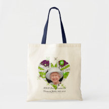 Queen Elizabeth Diamond Jubilee UK flag Canvas Bag