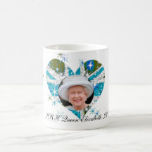 Queen Elizabeth Diamond Jubilee UK flag Mugs
