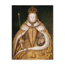 Queen Elizabeth I in Coronation Robes Postcard